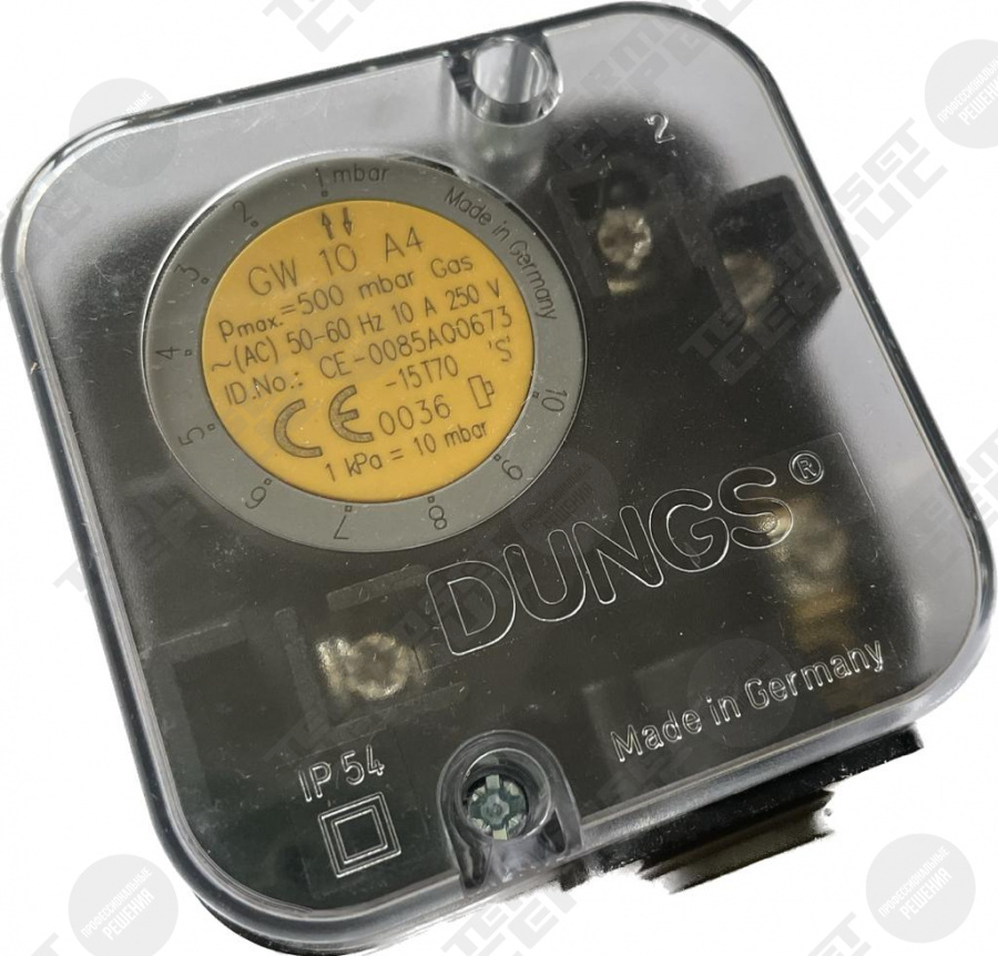 Реле давления воздуха GW 10 A4 Dungs